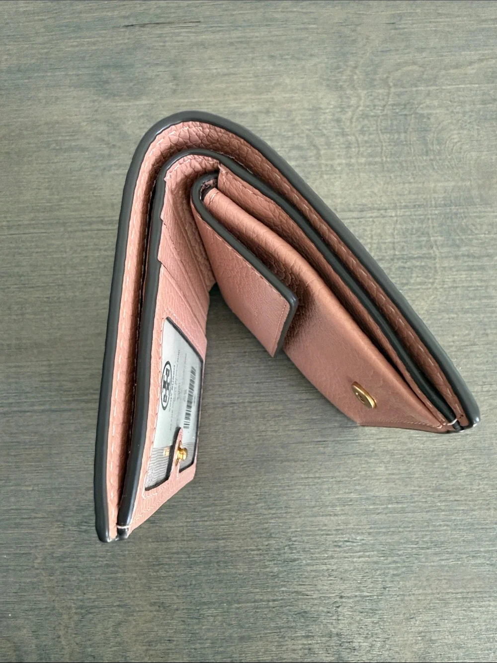 Tory Burch Blake color block mini wallet